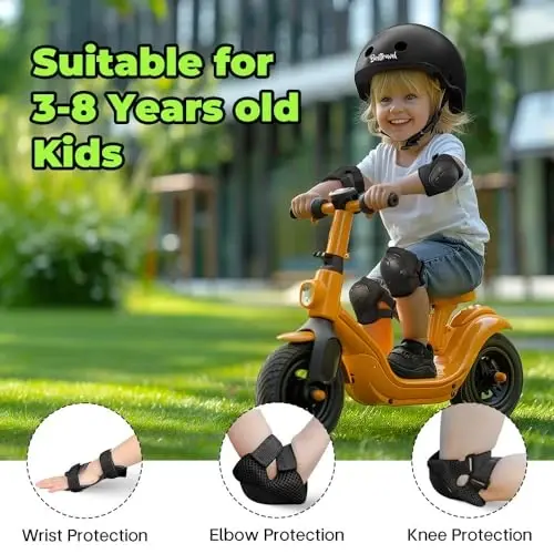 Besttravel Kids Helmet, Toddler Adjustable Kids Ages 3-8 Years Old Boys Girls Multi-Sports Safety - 4
