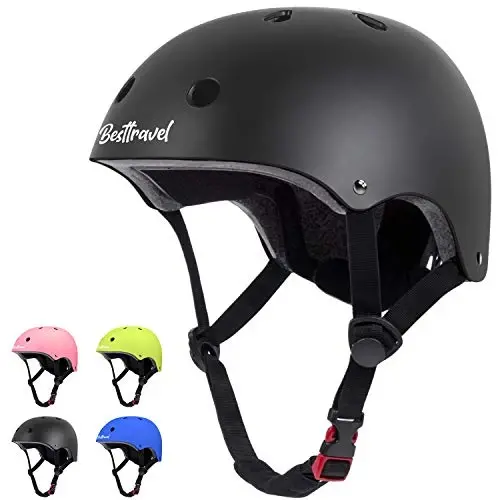Besttravel Kids Helmet, Toddler Helmet Adjustable Toddler Bike Helmet Ages 3-8 Years Old Boys Girls Multi-Sports Safety - 2