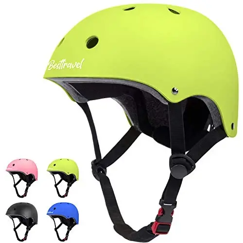 Besttravel Kids Helmet, Toddler Helmet Adjustable Toddler Bike Helmet Ages 3-8 Years Old Boys Girls Multi-Sports Safety - 5