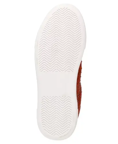 Betsey Johnson Sidny Lace-Up Rhinestone Platform Sneakers - 5