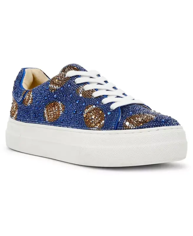Betsey Johnson Women's Sidny Platform Sneakers - Blue Football - 1