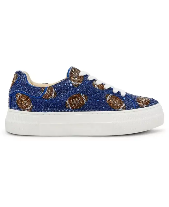 Betsey Johnson Women's Sidny Platform Sneakers - Blue Football - 2