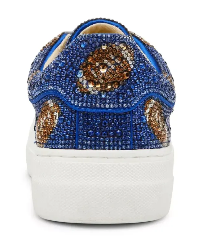 Betsey Johnson Women's Sidny Platform Sneakers - Blue Football - 3