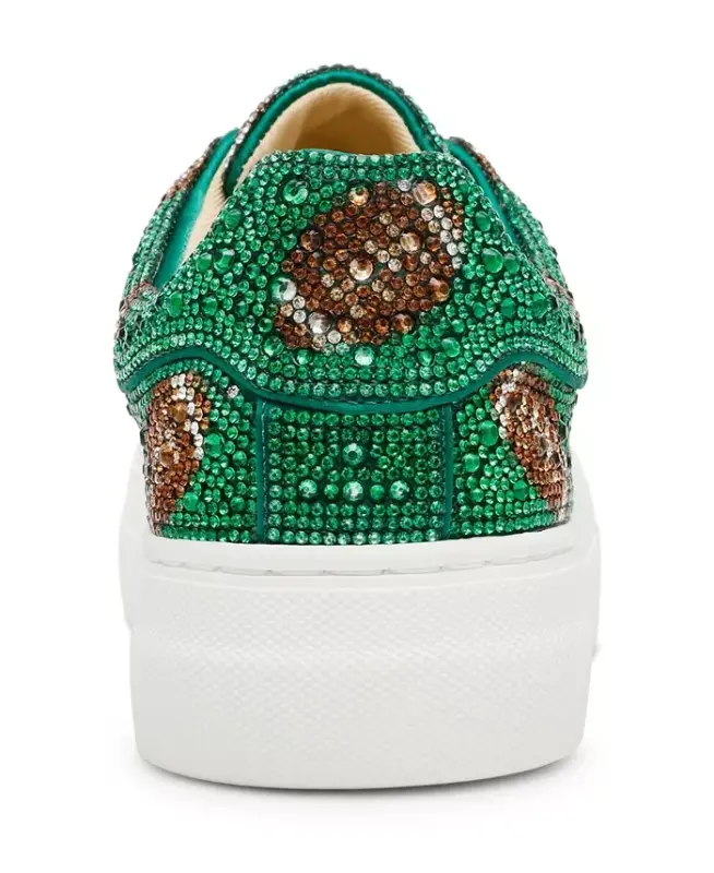 Betsey Johnson Women's Sidny Platform Sneakers - Green Football - 3