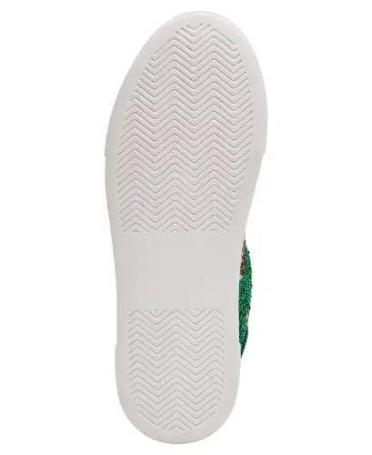 Betsey Johnson Women's Sidny Platform Sneakers - Green Football - 5