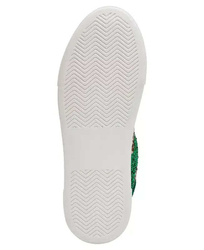 Betsey Johnson Women's Sidny Platform Sneakers - Green Football - 5