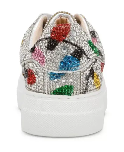 Betsey Johnson Women's Sidny Platform Sneakers - Multi Lights - 3