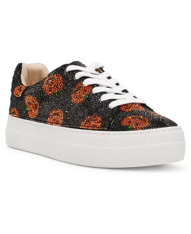 Betsey Johnson Women's Sidny Platform Sneakers-Pumpkin - 1