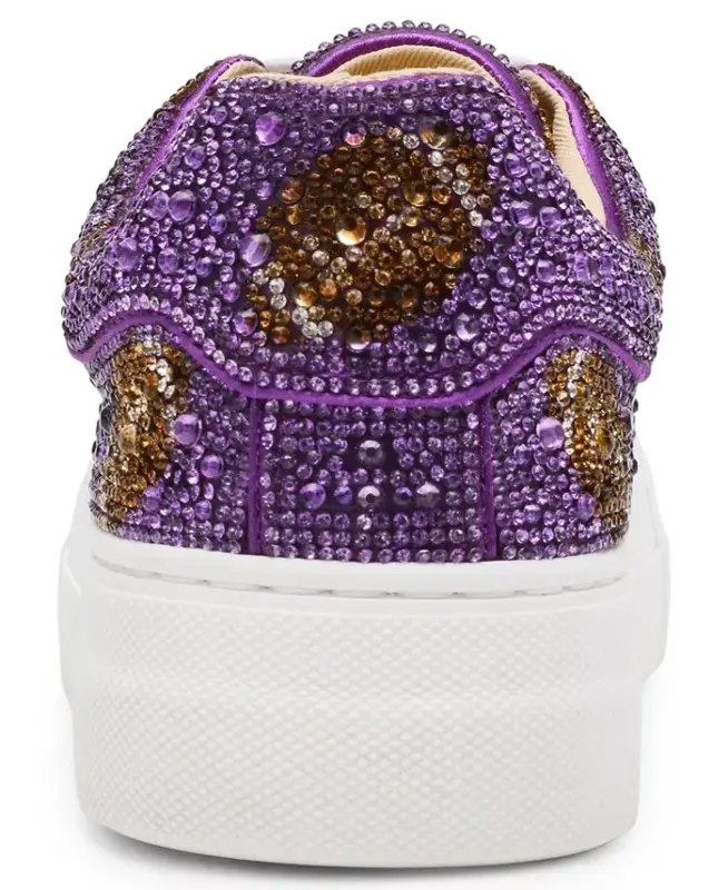 Betsey Johnson Women's Sidny Platform Sneakers - Purple Football - 3