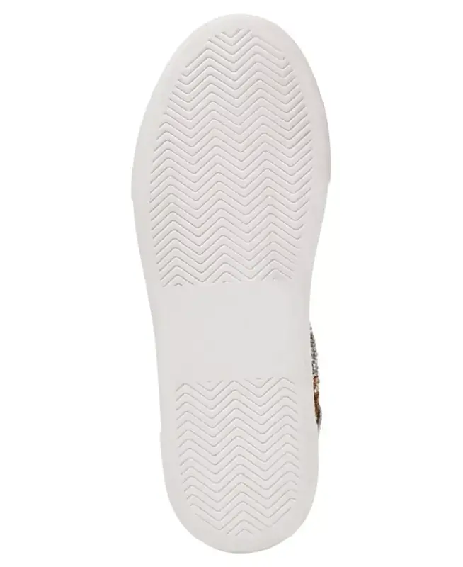 Betsey Johnson Women's Sidny Platform Sneakers - Silver Football - 5