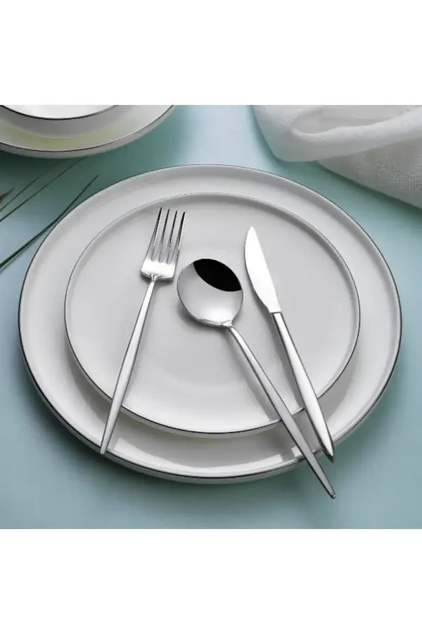 Betta 72 dona 12 kishilik Pichoq vilkalar to'plami Gum01 - 1