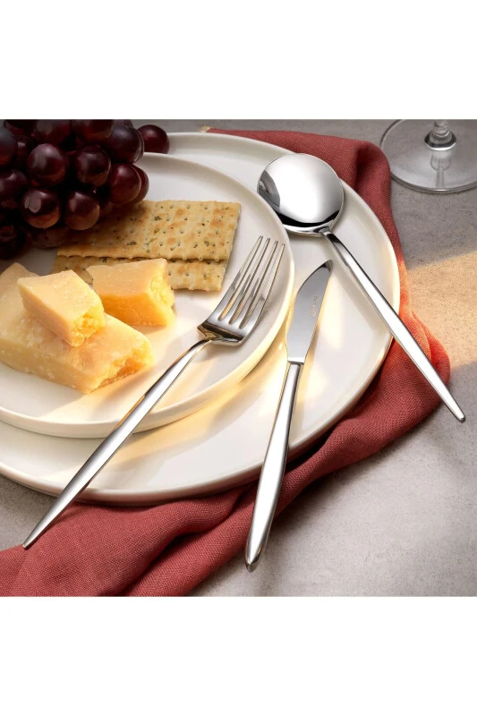 Betta Fork Spoon Knife Set 72 Pieces - Silver 01 - SCHAFER