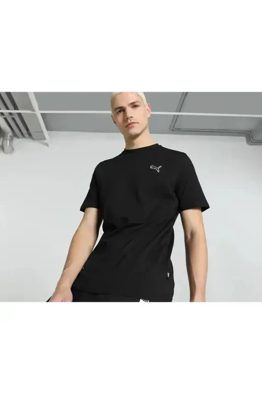 Better Essentials Erkak Qora Kundalik Uslub T-Shirt 67597701-black - 3