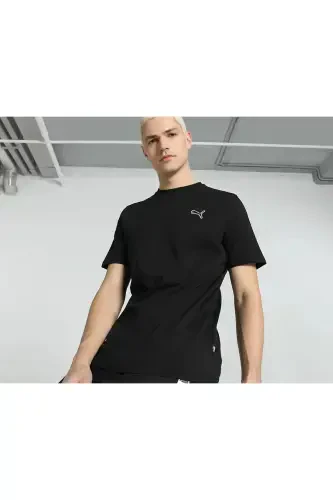 Better Essentials Erkek Siyah Günlük Stil T-Shirt 67597701-black - 3