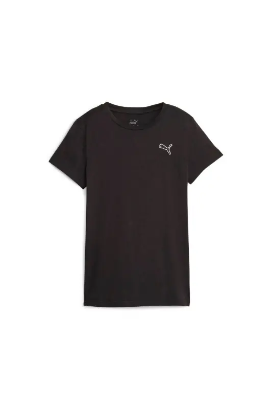 Better Essentials Kadın Siyah Yuvarlak Yaka Tişört-PUMA Black - 4