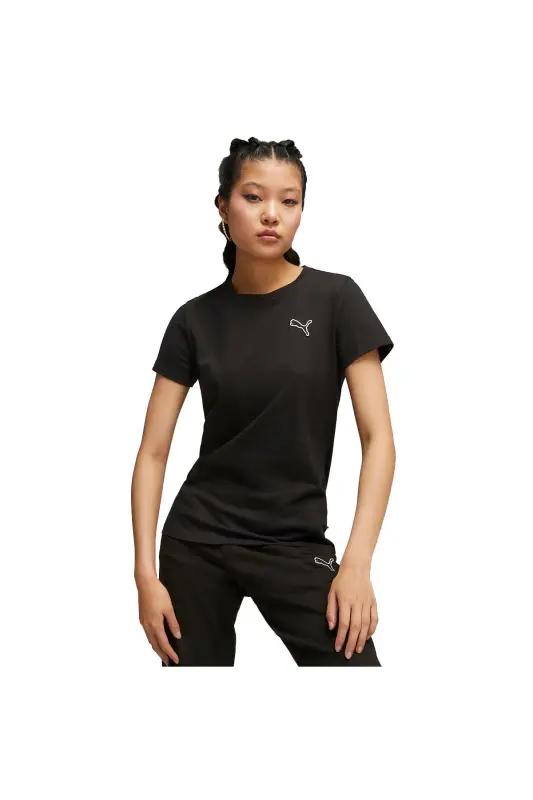 Better Essentials Kadın Siyah Günlük Stil T-Shirt 67598601 - PUMA Black - 1