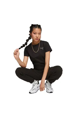 Better Essentials Kadın Siyah Günlük Stil T-Shirt 67598601 - PUMA Black - 3