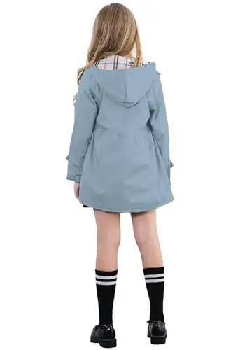 Betusline Girl's Single Breasted плаш Dress Coat Outerwear, 2-14 Years - 4