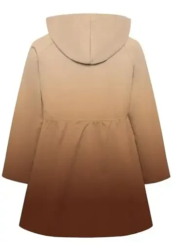 Betusline Girl's Single Breasted Trench Coat Dress Coat Outerwear, 2-14 Years - 5