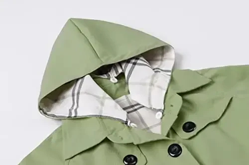 Betusline Girl's Single Breasted плаш Dress плаш Coat Outerwear, 2-14 Years - 6