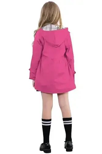 Betusline Girl's Single Breasted плаш Dress плащ Outwear, 2-14 лет - 4