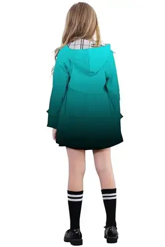 Betusline Girl's Single Breasted Trench Coat Dress Coat Outerwear, 2-14 Years - 4