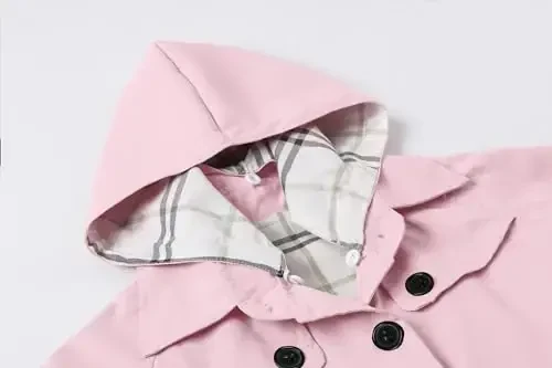 Betusline Girl's Single Breasted плащ пальтоси, 2-14 Ёш - 6