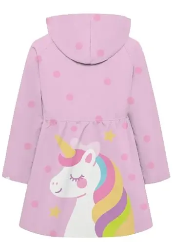 Betusline Girl's Single Breasted Trench Coat Dress Coat Outerwear, 2-14 Years - 5