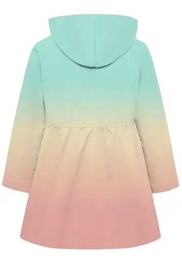 Betusline Girl's Single Breasted Trench Coat Dress Coat Outerwear, 2-14 Years - 5