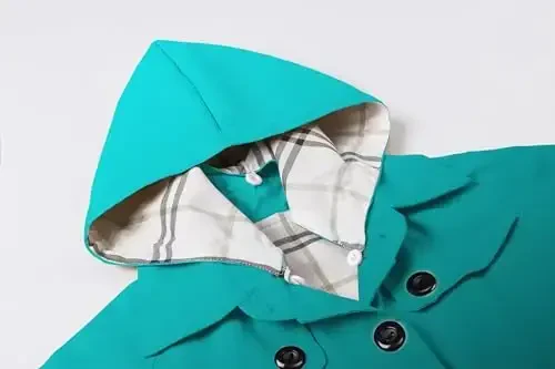 Betusline Girl's Single Breasted Trench Coat Dress Coat Outerwear, 2-14 Years - 6