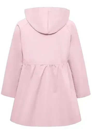 Betusline Girl's Single Breasted Trench Coat Dress Coat Outerwear, 2-14 Years - BETUSLINE (1)