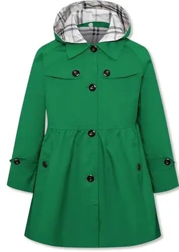 Betusline Girl's Single Breasted Trench Coat Hooded Dress Coat Outerwear, 2-14 Years - 1