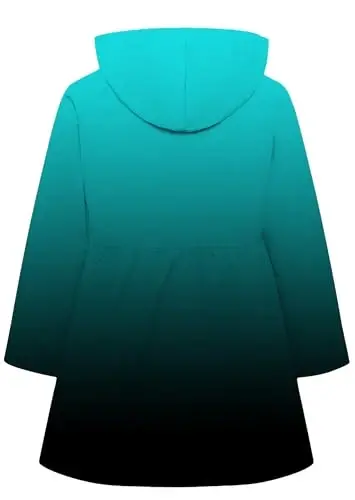 Betusline Girl's Single Breasted Trench Coat Hooded Dress Coat Outerwear, 2-14 Years - 5