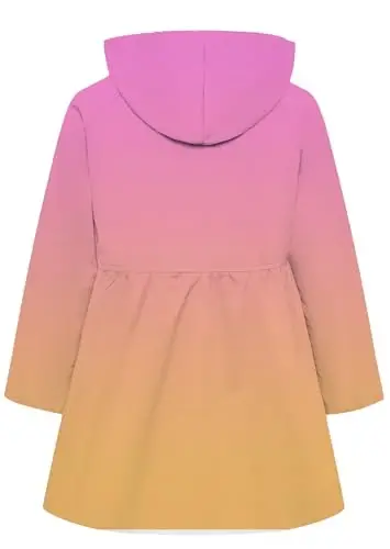 Betusline Girl's Single Breasted Trench Coat Dress Coat Outerwear, 2-14 Years - 4