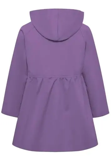 Betusline Girl's Single Breasted Trench Coat Dress Coat Outerwear, 2-14 Years - 5