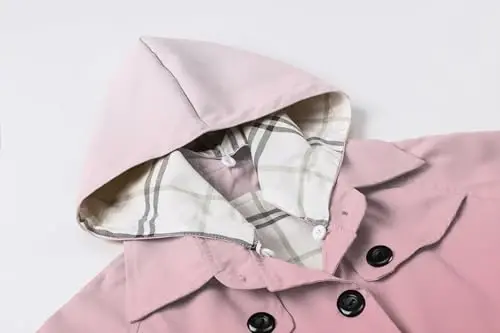 Betusline Girl's Single Breasted Trench Coat Dress Coat Outerwear, 2-14 Years - 6