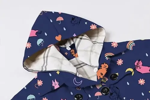 Betusline Girl's Single Breasted Trench Coat Dress Coat Outerwear, 2-14 Years - 3