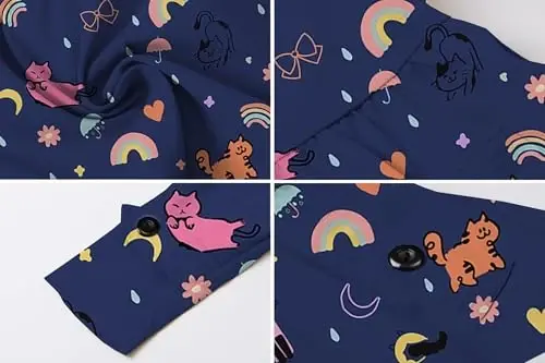 Betusline Girl's Single Breasted Trench Coat Dress Coat Outerwear, 2-14 Years - 4