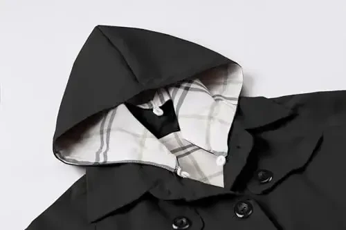 Betusline Girl's Single Breasted Trench Coat Dress Coat Outerwear, 2-14 Years - 6