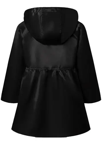 Betusline Girl's Single Breasted Trench Coat Dress Coat Outerwear, 2-14 Years - 2