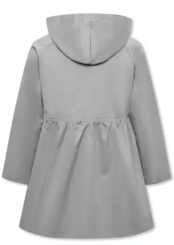 Betusline Girl's Single Breasted Trench Coat Dress Coat Outerwear, 2-14 Years - 5
