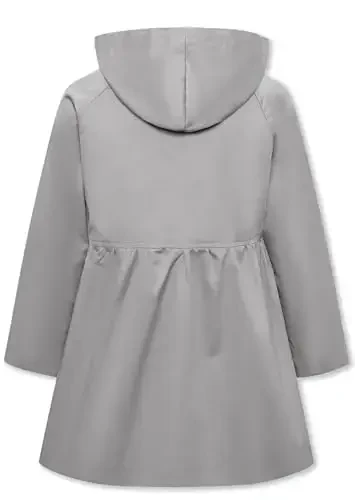 Betusline Girl's Single Breasted Trench Coat Dress Coat Outerwear, 2-14 Years - 5
