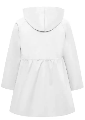 Betusline Girl's Single Breasted Trench Coat Dress Coat Outerwear, 2-14 Years - 11