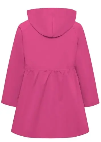 Betusline Girl's Single Breasted Trench Coat Dress Coat Outerwear, 2-14 Years - 5