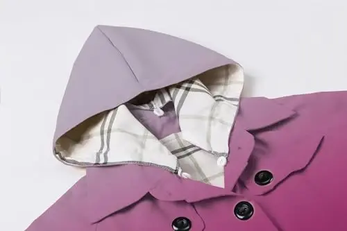 Betusline Girl's Single Breasted Trench Coat Dress Coat Outerwear, 2-14 Years - 6