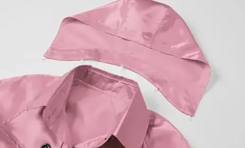 Betusline Girl's Single Breasted Trench Coat Dress Coat Outerwear, 2-14 Years - 3