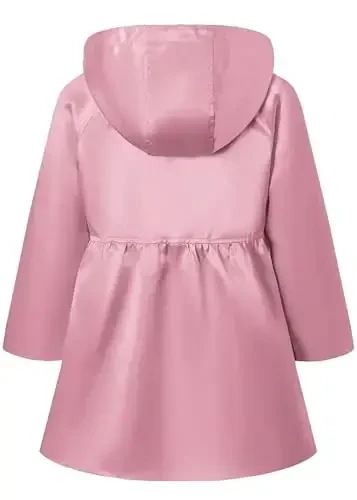 Betusline Girl's Single Breasted Trench Coat Dress Coat Outerwear, 2-14 Years - MODAZONE (1)