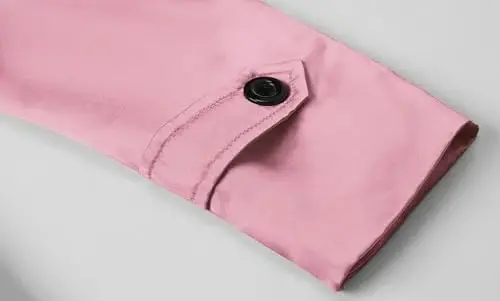 Betusline Girl's Single Breasted Trench Coat Dress Coat Outerwear, 2-14 Years - 5