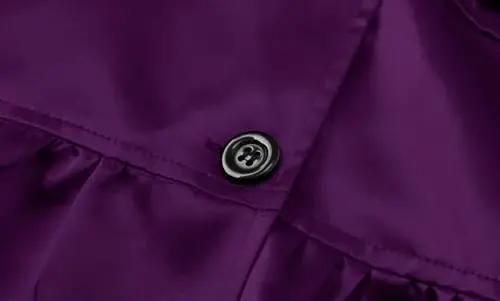 Betusline Girl's Single Breasted Trench Coat Dress Coat Outerwear, 2-14 Years - 4