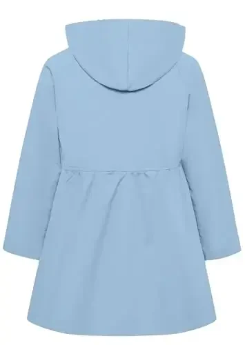 Betusline Girl's Single Breasted Trench Coat Dress Coat Outerwear, 2-14 Years - 5